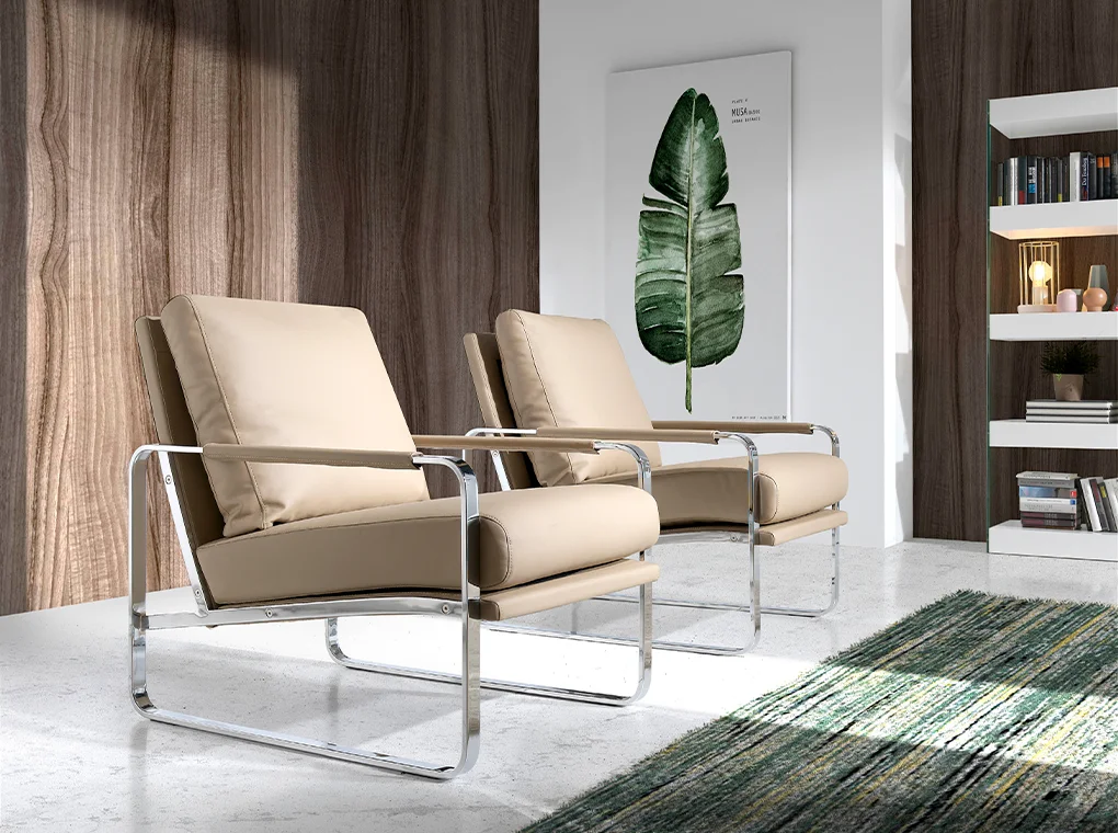 Angel Cerdá kunstlederen fauteuil - Afbeelding 3