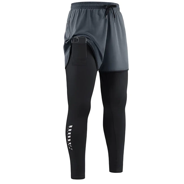 StrideCore | 2-in-1 Sportshort met Compressielaag - Afbeelding 2