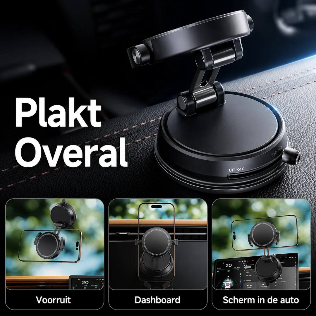 DriveMount | Magnetische Telefoonhouder Voor In De Auto - Afbeelding 4