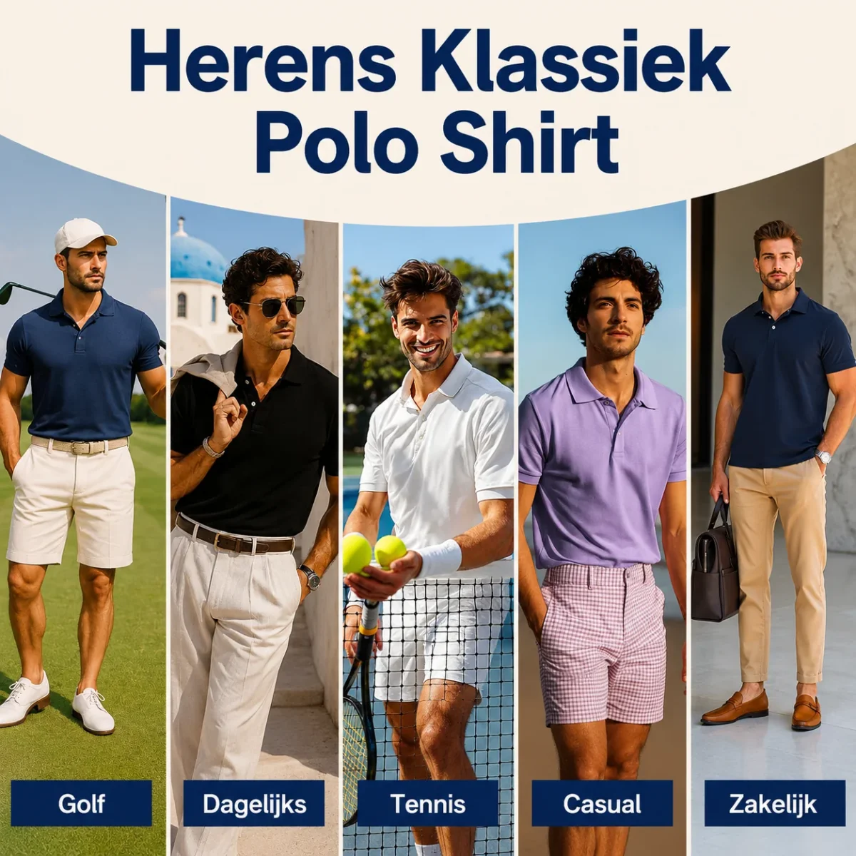 ComfortPolo | 3-Pack Ademende Herenpolo's met 4-Way Stretch - Afbeelding 8