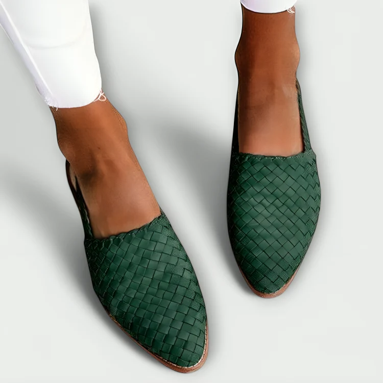 Lila Gevlochten Slingback Loafer - Afbeelding 5