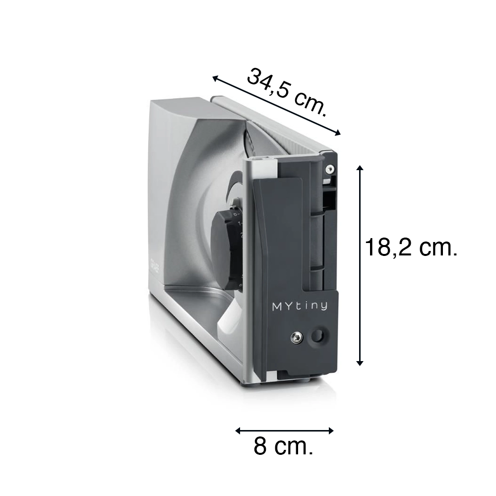 Graef MYtiny Inklapbare Snijmachine Zilver - Afbeelding 3