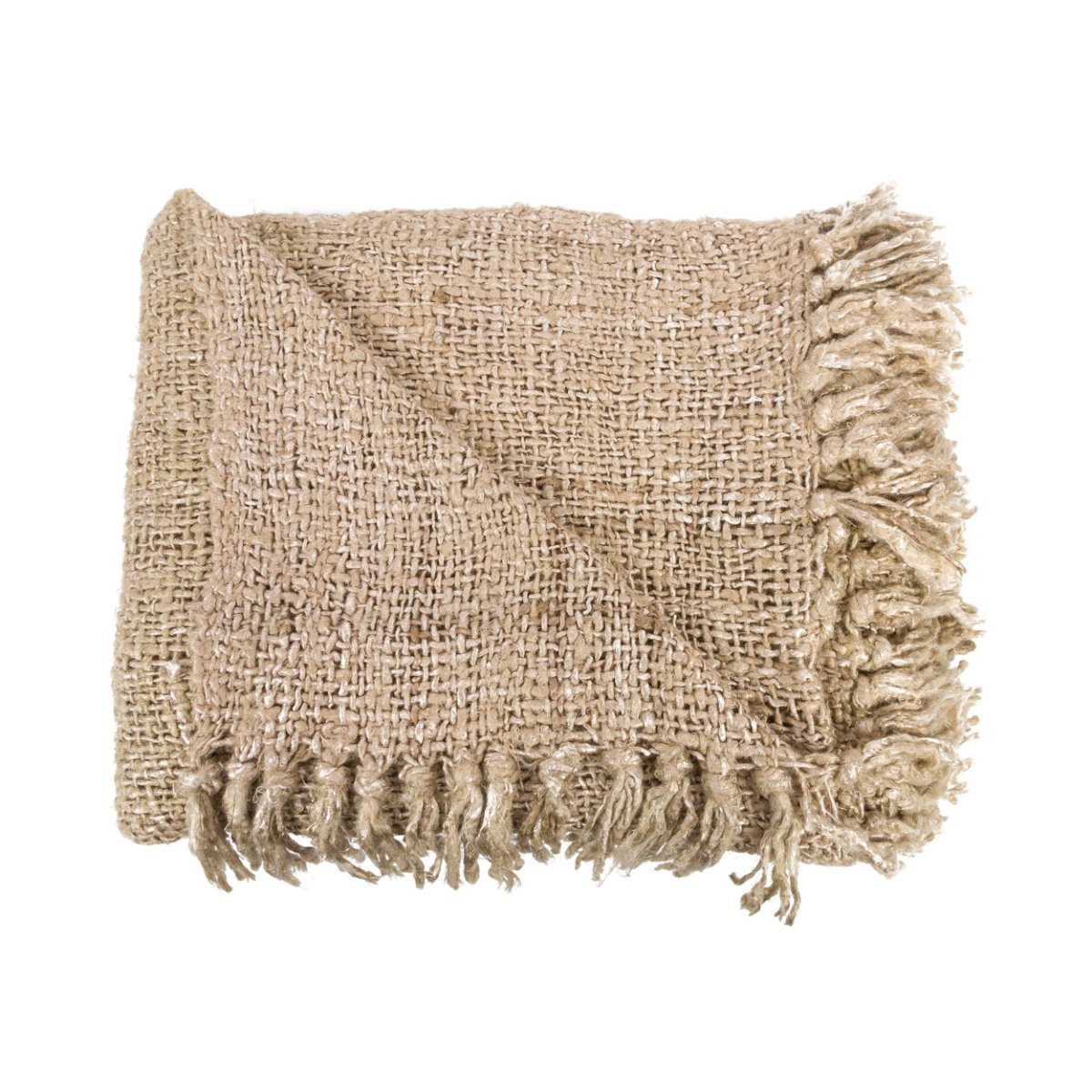 Bazar Bizar plaid S’il vous plaid – beige - Afbeelding 2