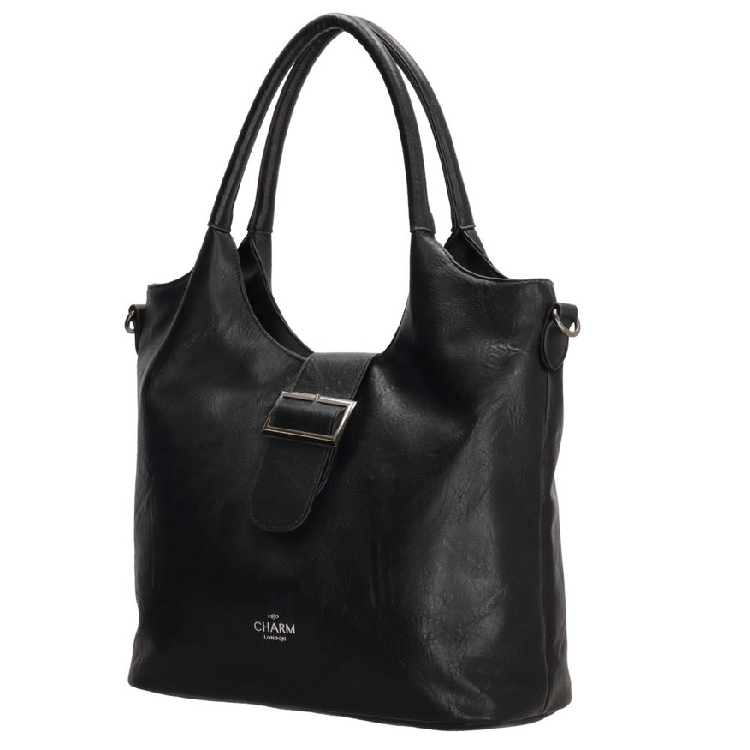 Charm London – High street shopper – Zwart - Afbeelding 3