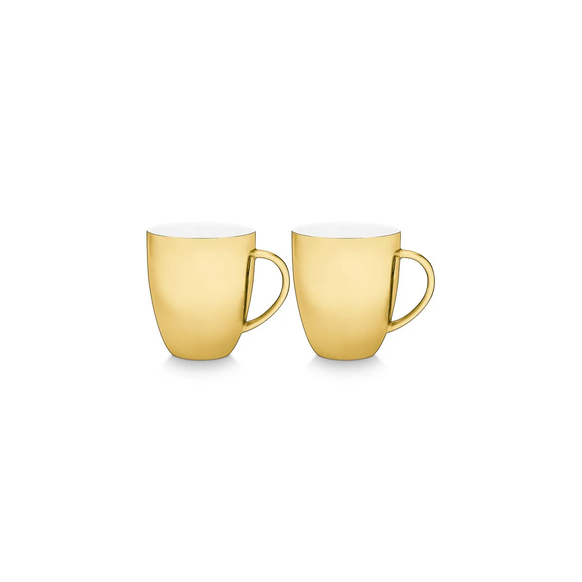 vtwonen set mokken met oor goud 250ml - Afbeelding 2