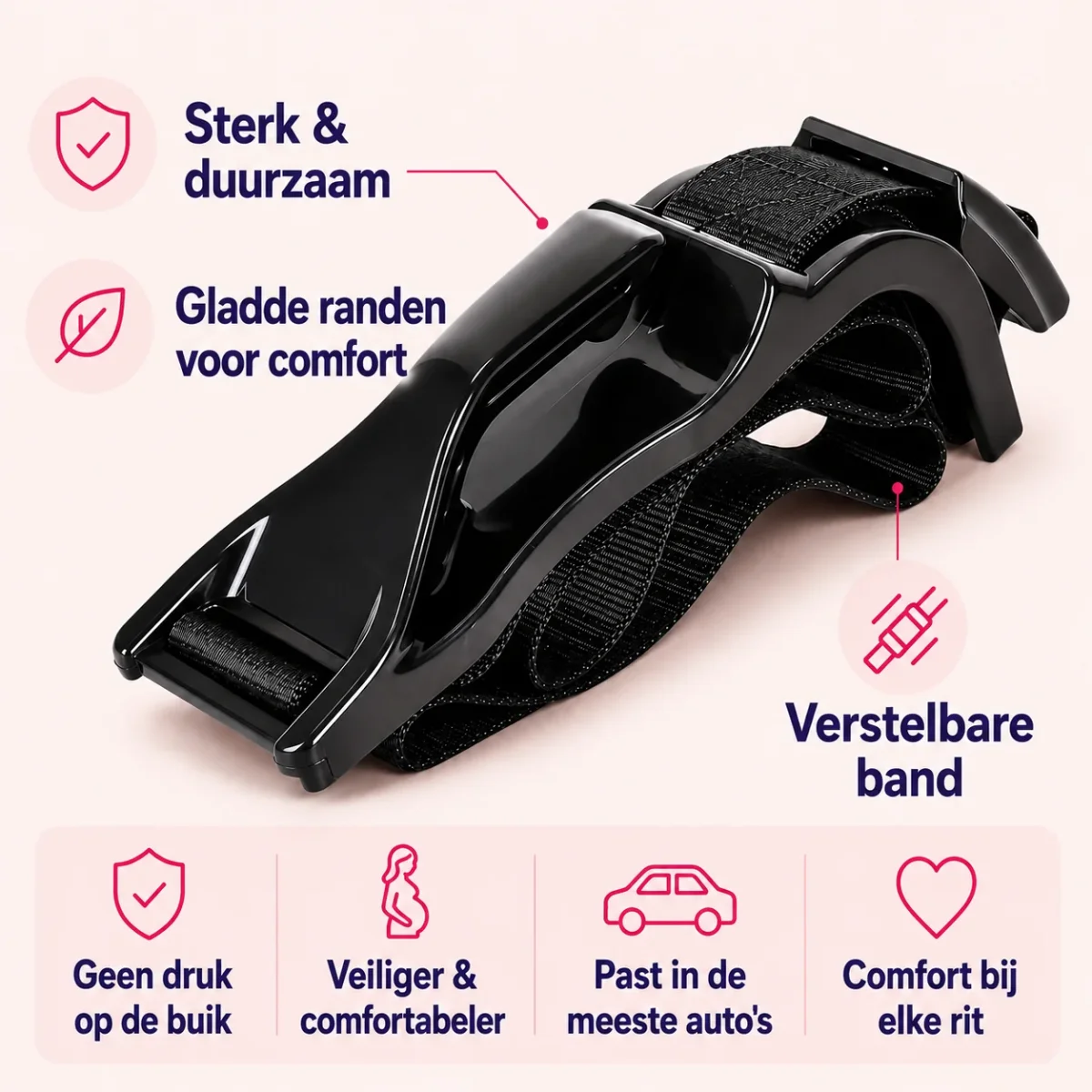 BellySafe | Gordelversteller Voor Zwangere Vrouwen - Afbeelding 3