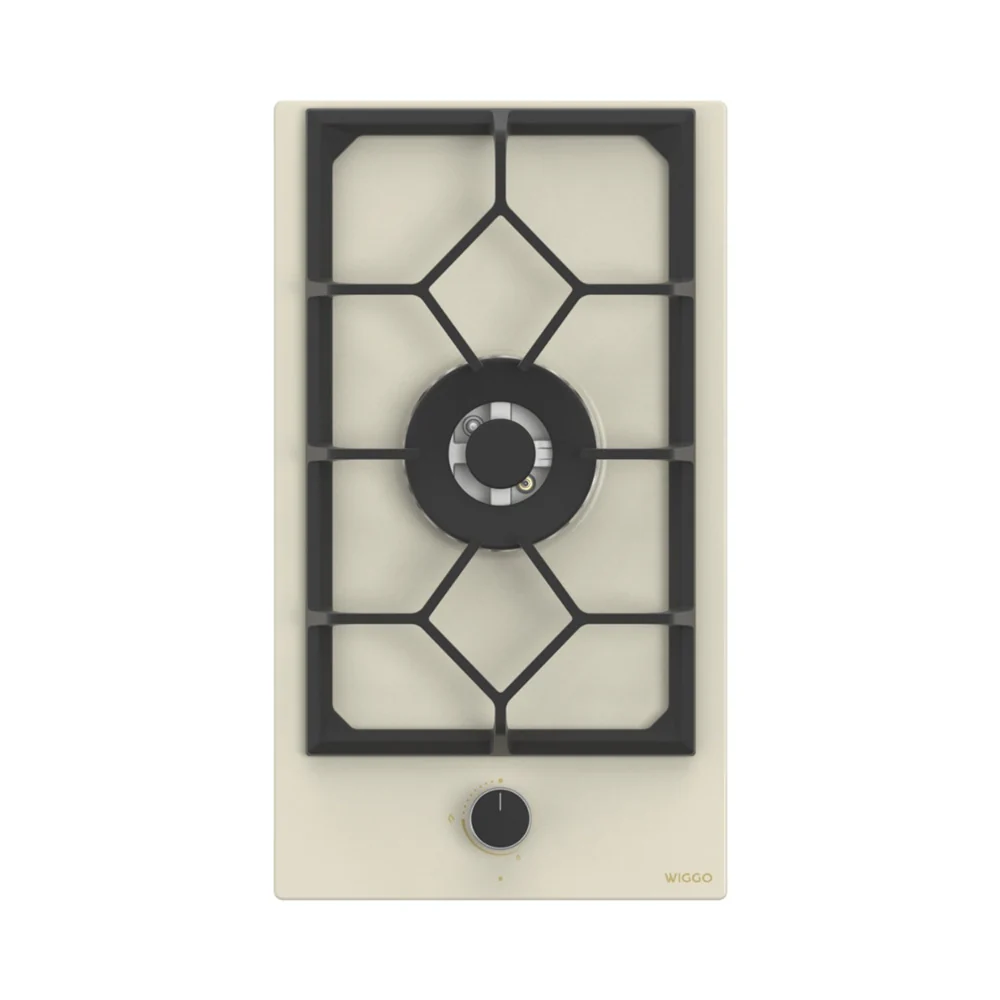 Wiggo WH-G331RD(C)-2 Inbouw Gaskookplaat - 30 cm - Creme - Afbeelding 4