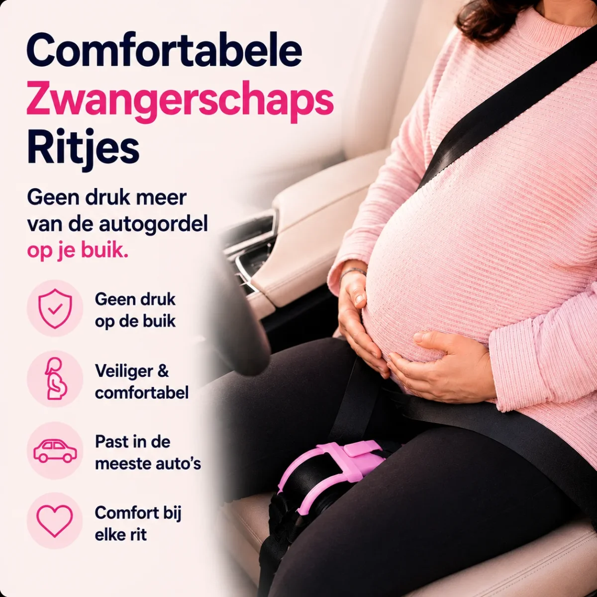 BellySafe | Gordelversteller Voor Zwangere Vrouwen - Afbeelding 8