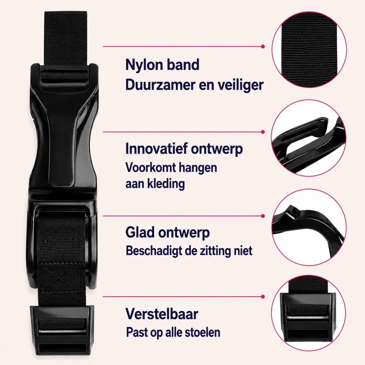BellySafe | Gordelversteller Voor Zwangere Vrouwen - Afbeelding 4